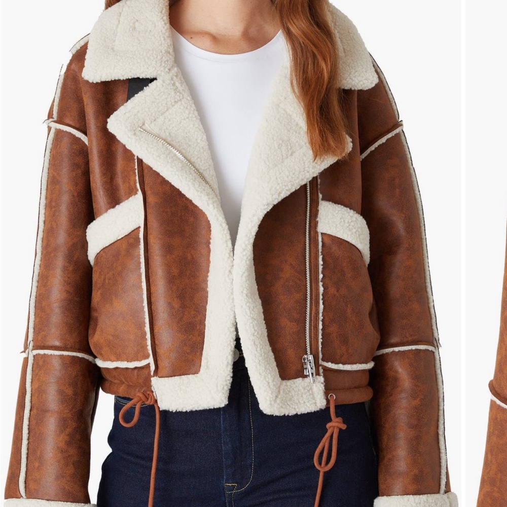 Blank NYC faux shearling jacket